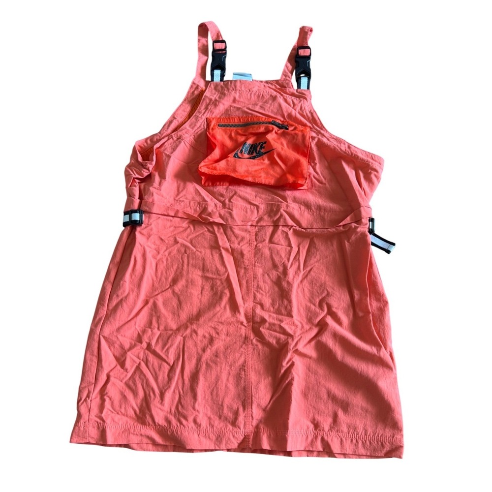 Nike‎ Kids Coral Dress Jumper with Pocket and Adjustable Straps - Size M